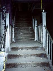 stairs up from the basement