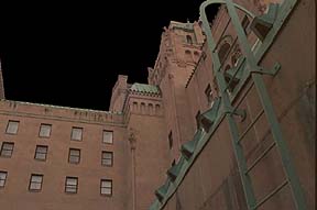 Looking up at the Royal York