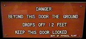12-Foot Drop Sign