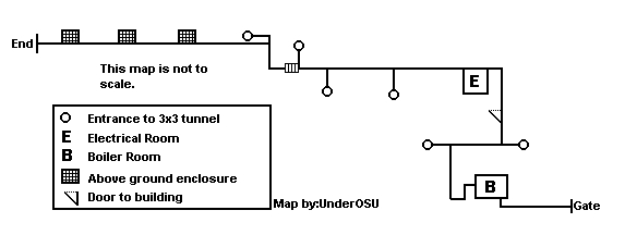 Map of Tunnel #1